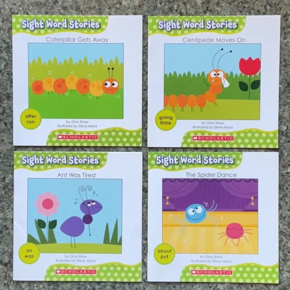 Scholastic Sight Word Stories Set Learning Reading 11 Books Gina Shaw
